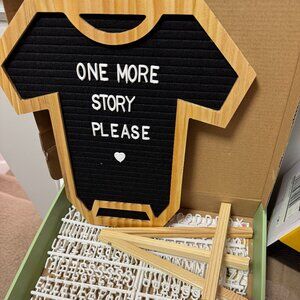 "SOLD" Felt Letter Board in Onsie Perfect  Pregnancy Announcements  Baby Shower